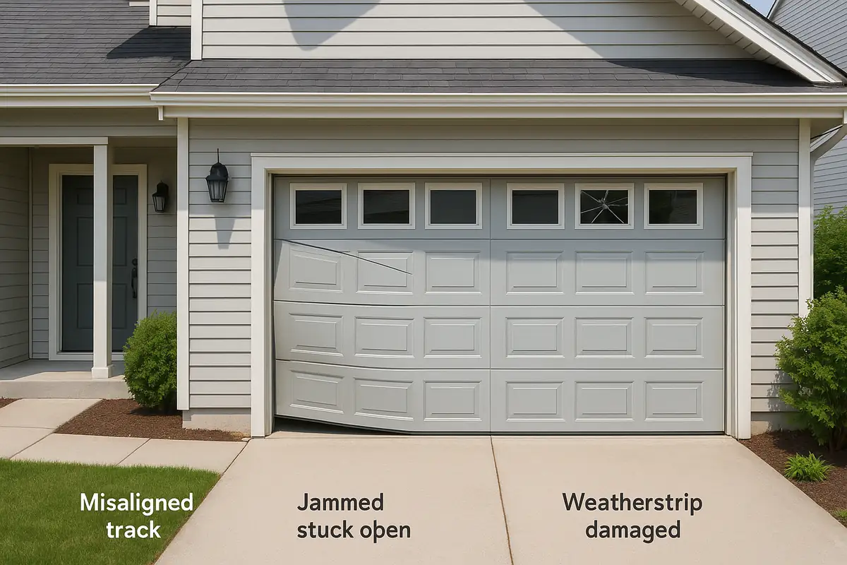 Common Garage Door Problems and How to Fix Them | Vintage Garage Door Repair in Orange, CT