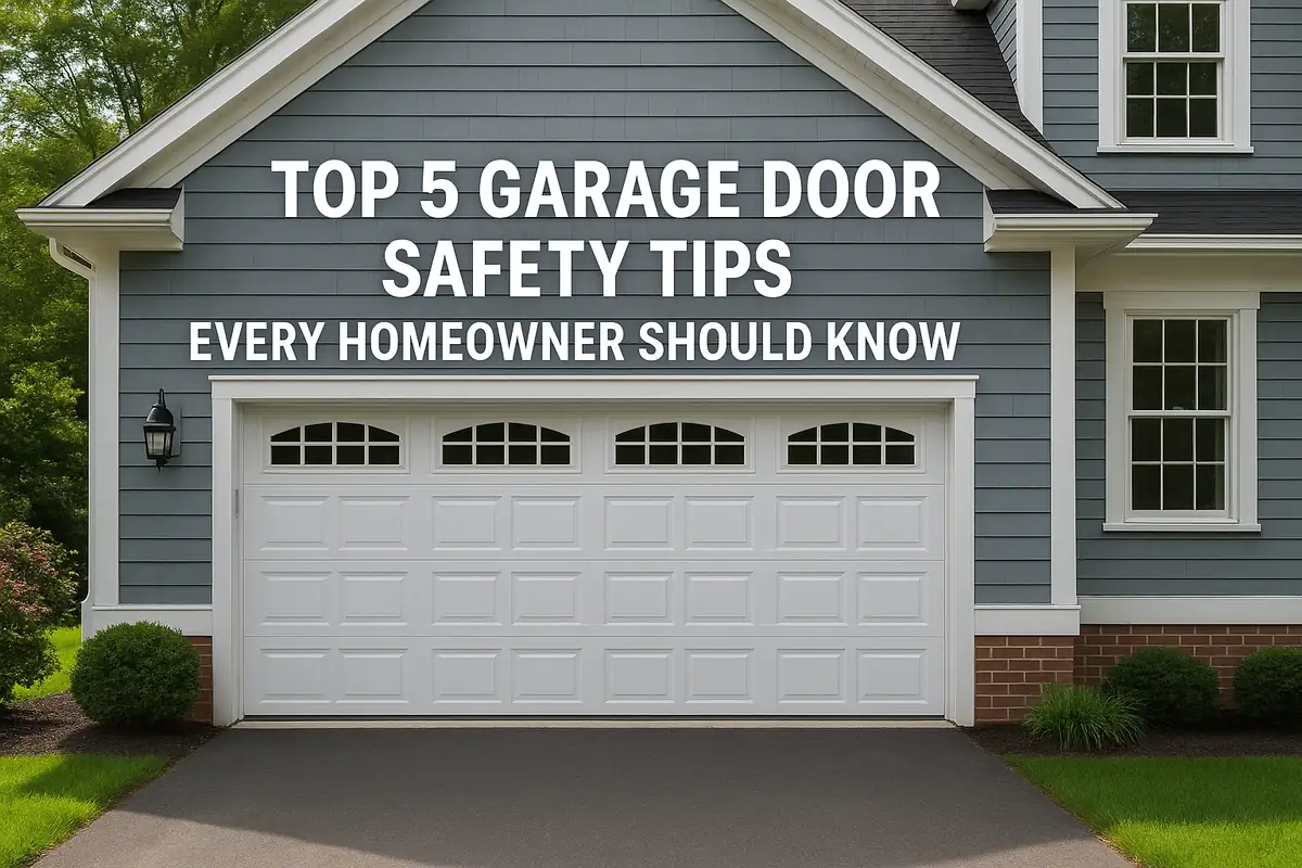 Top 5 Garage Door Safety Tips Every Homeowner Should Know
