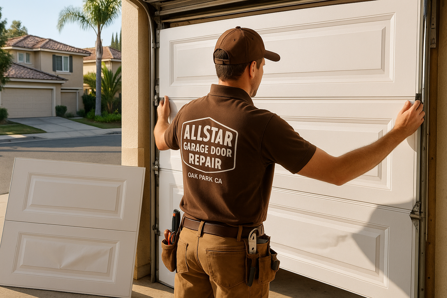 Garage Door Panel Replacement service in Stratfield