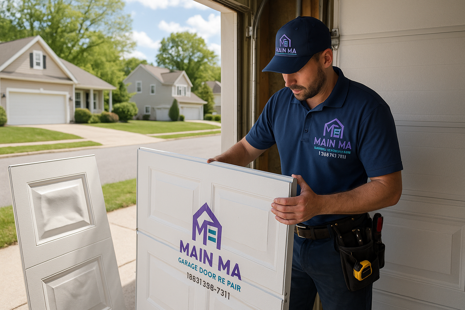 Garage Door Panel Replacement service in East Haven