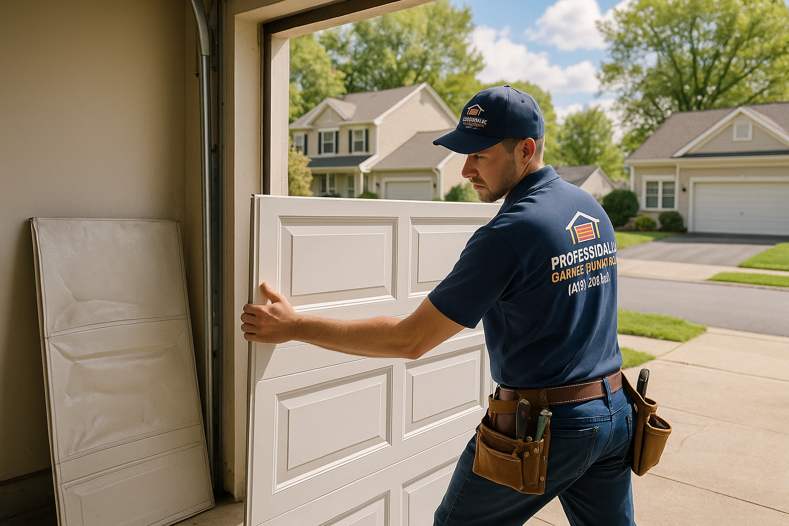 Garage Door Panel Replacement service in Hamden