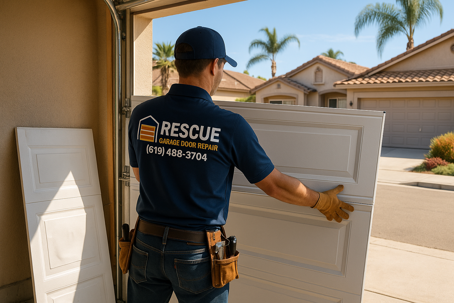 Garage Door Panel Replacement service in Ansonia
