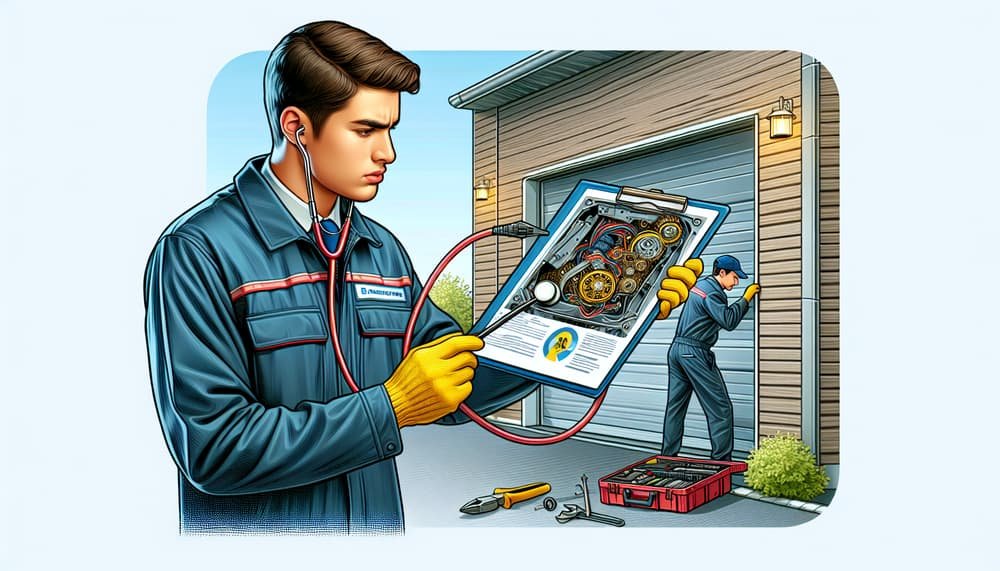 Garage door work in North Madison