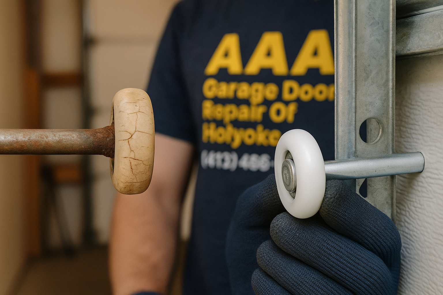 Garage Door Roller Replacement service in Waterbury