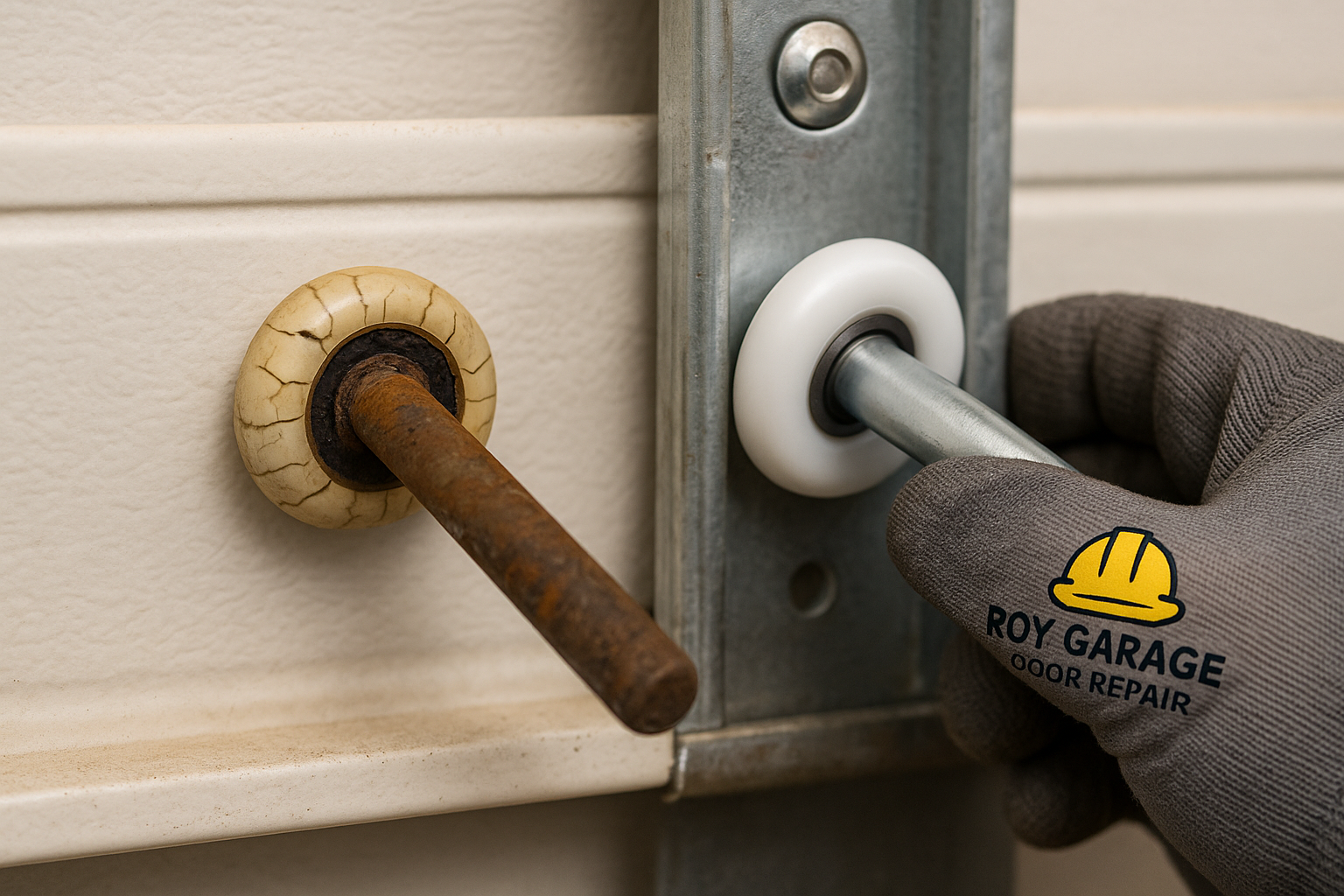 Garage Door Roller Replacement service in Derby