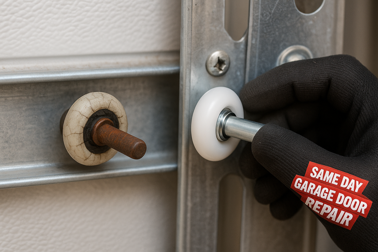 Garage Door Roller Replacement service in Georgetown