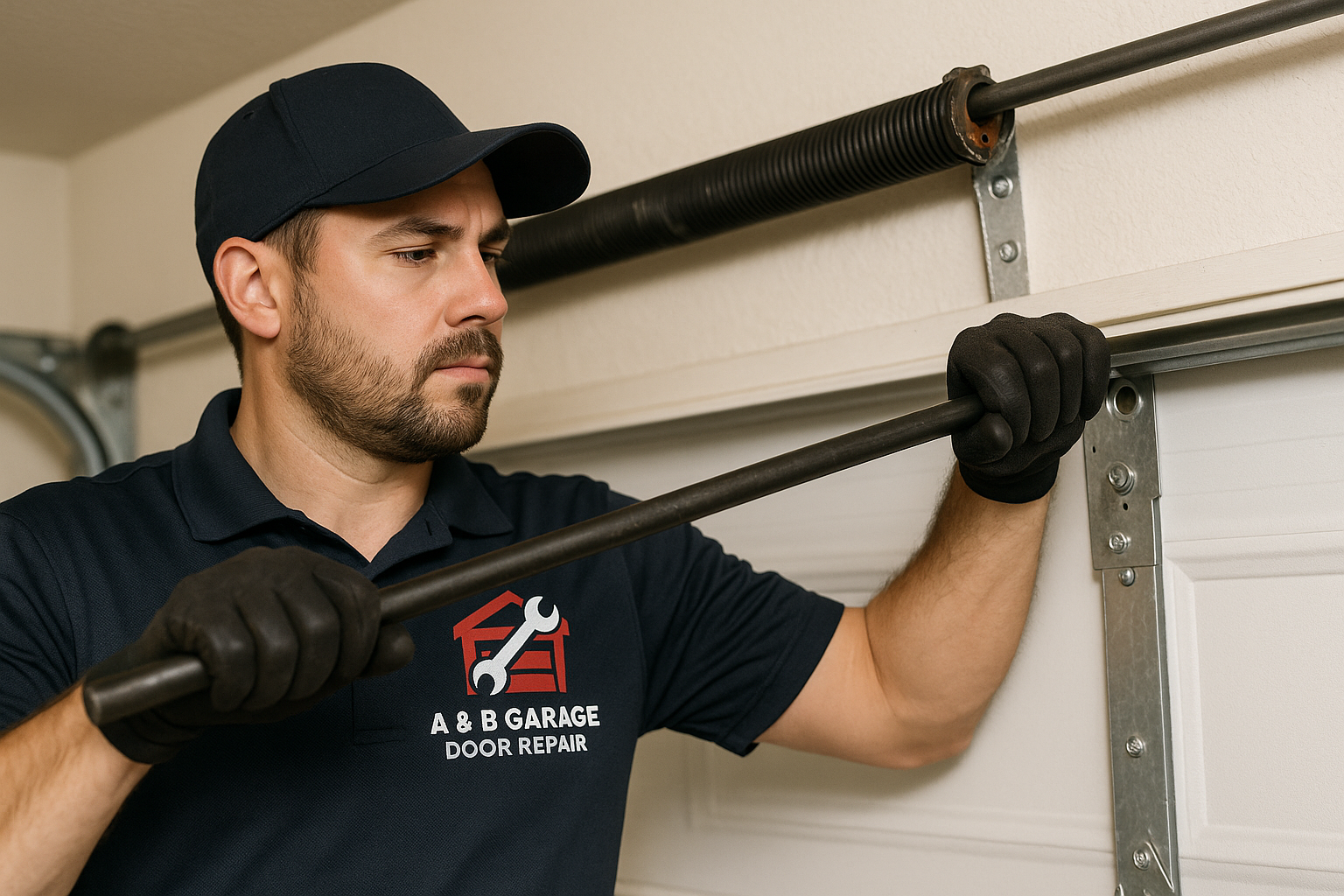 Garage Door Spring Repair service in Branford