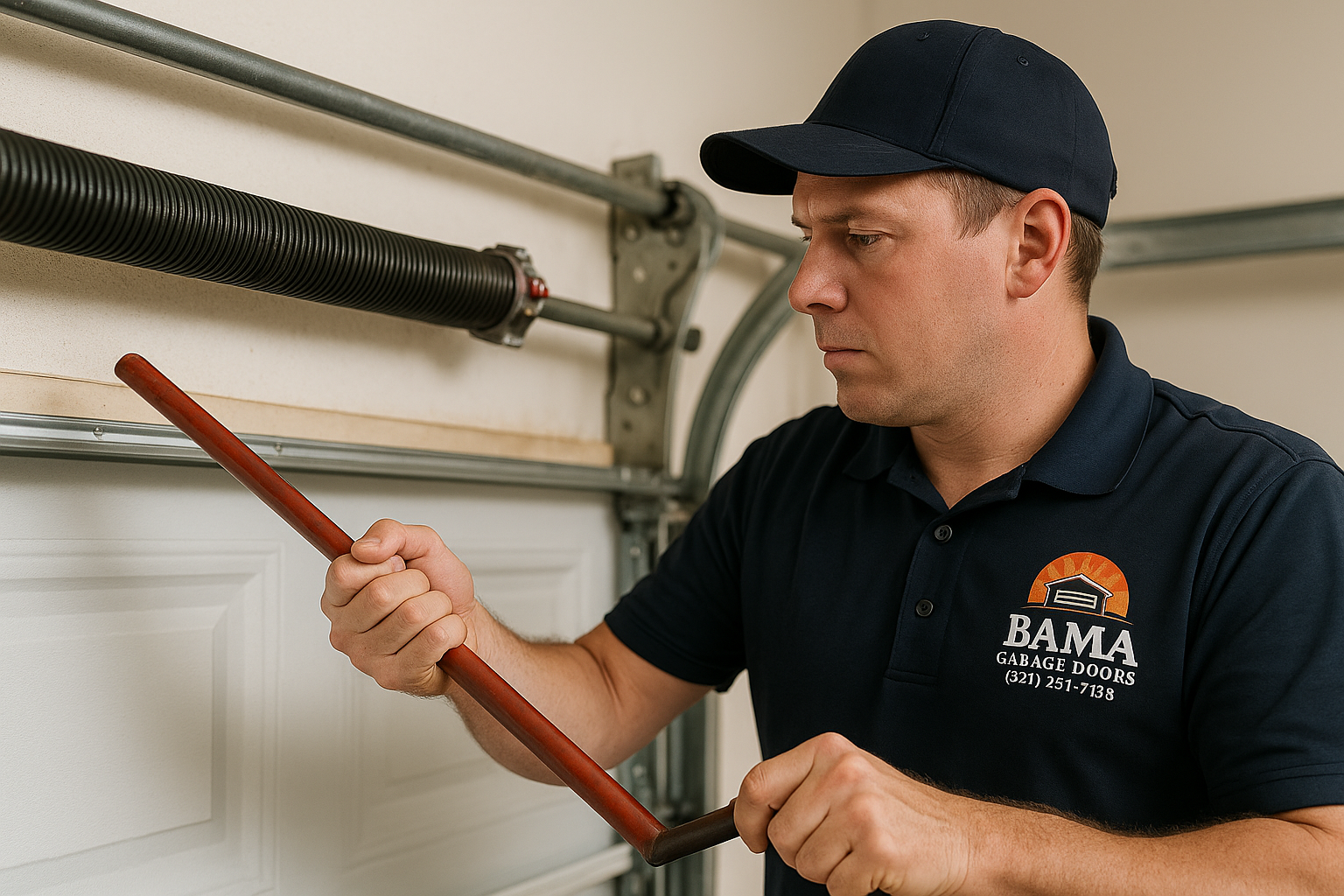 Garage Door Spring Repair service in North Branford