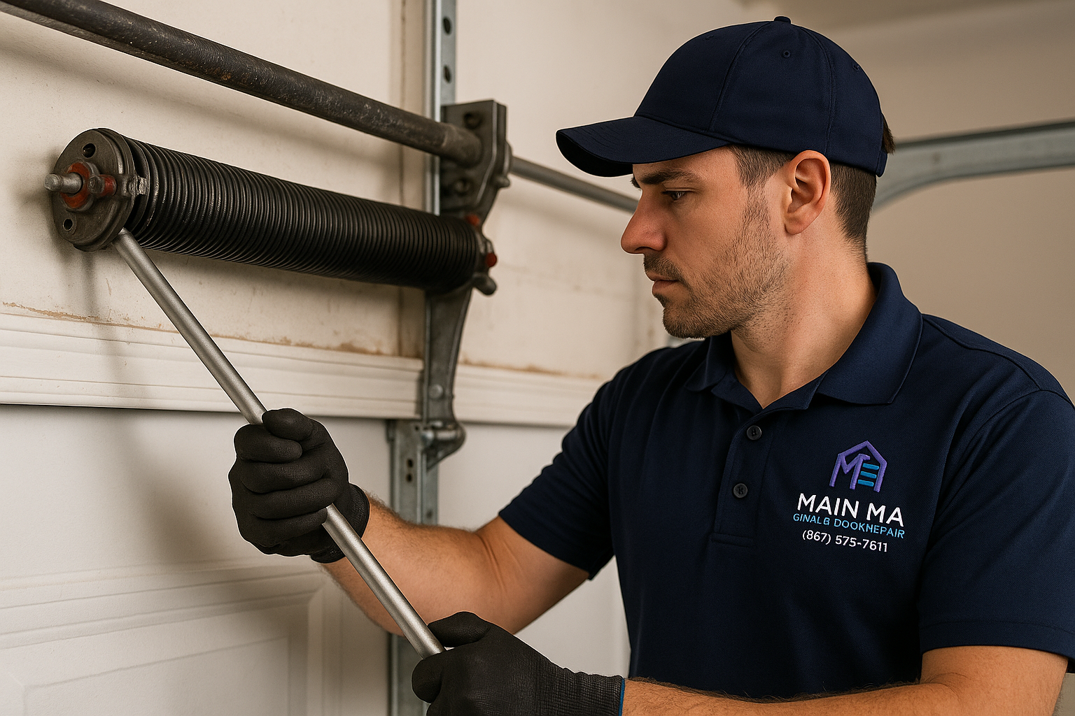 Garage Door Spring Repair service in Botsford