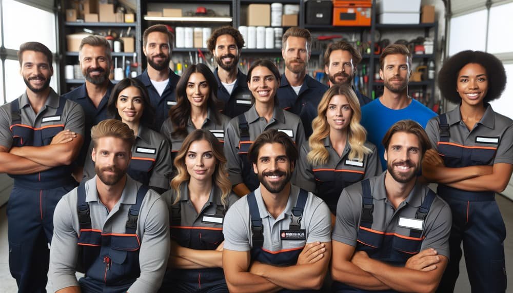 Professional garage door team in Orange