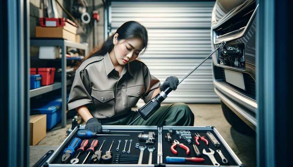 Garage door work in Foxon